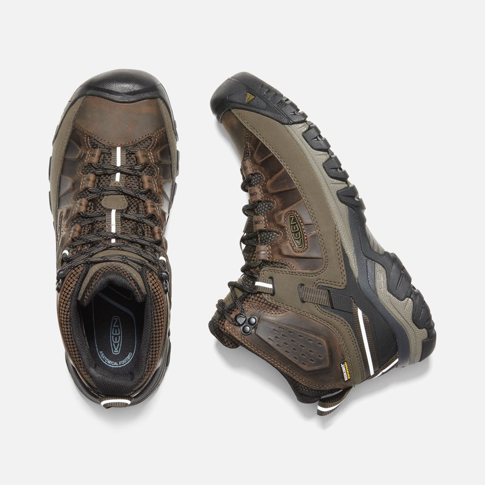 Keen Outdoor Bot Erkek Siyah Kahverengi - Targhee Iii Waterproof Mid - Türkiye VONR67984